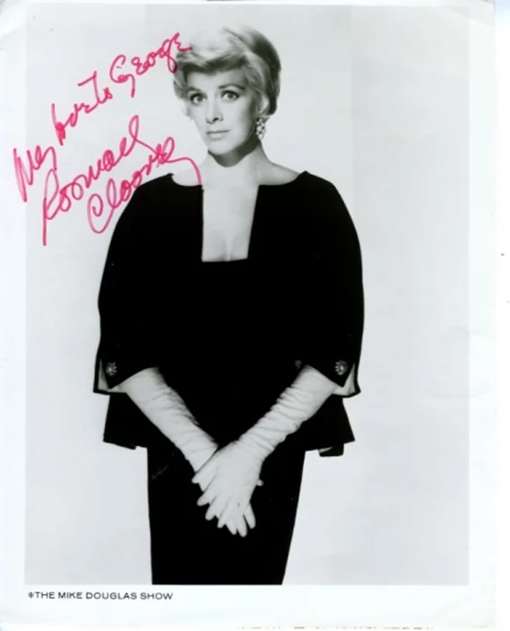Rosemary Clooney autograph