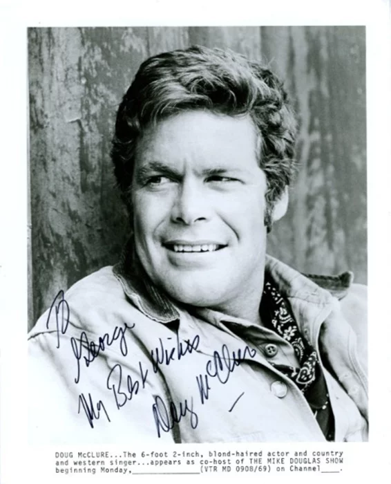 Doug McClure autograph