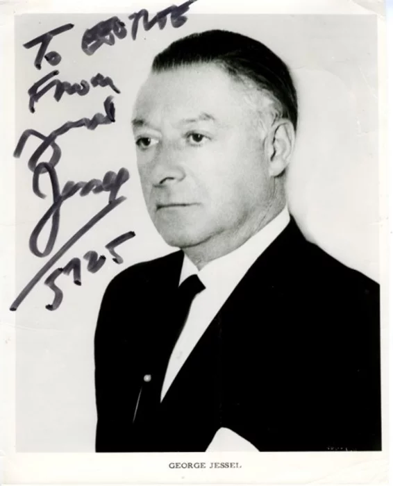 George Jessel autograph