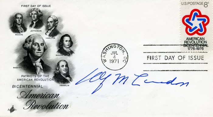 Alf Landon autograph