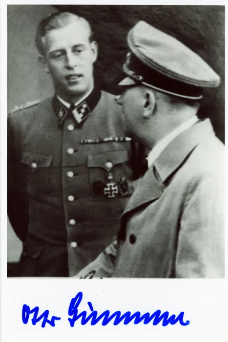 Otto Gunsche autograph