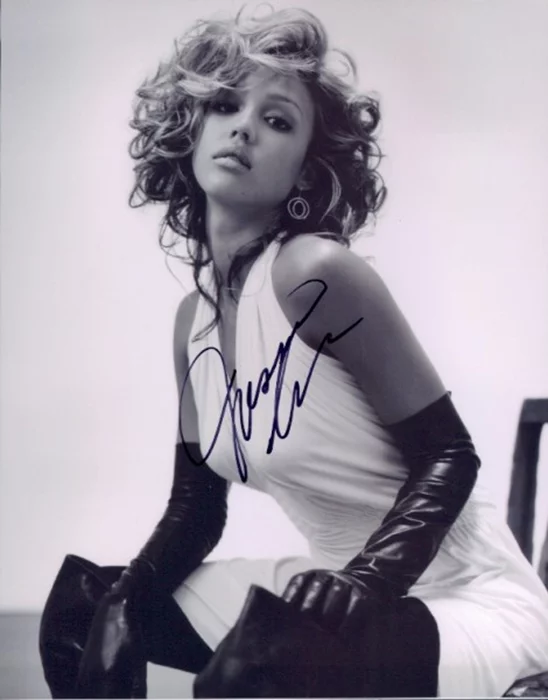 Jessica Alba autograph