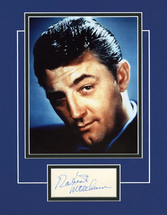 Robert Mitchum autograph