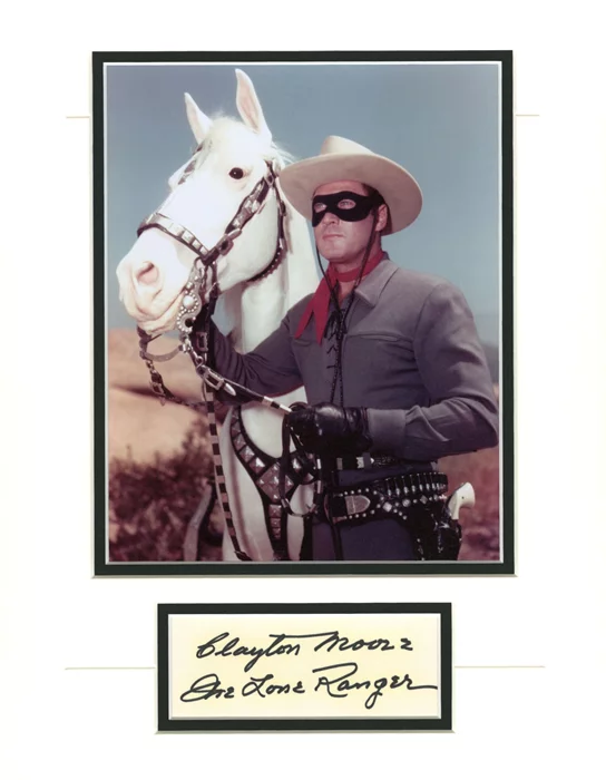 Clayton Moore autograph