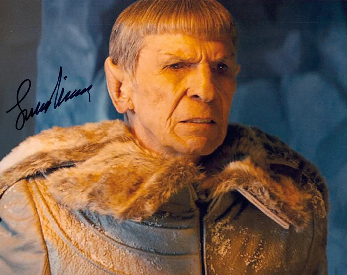 Leonard Nimoy autograph