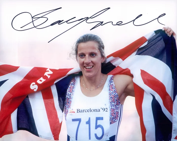 Sally Gunnell autograph