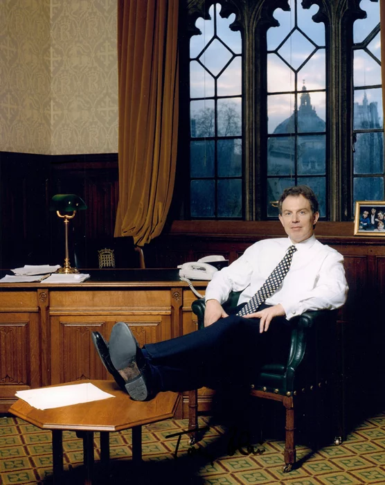 Tony Blair autograph