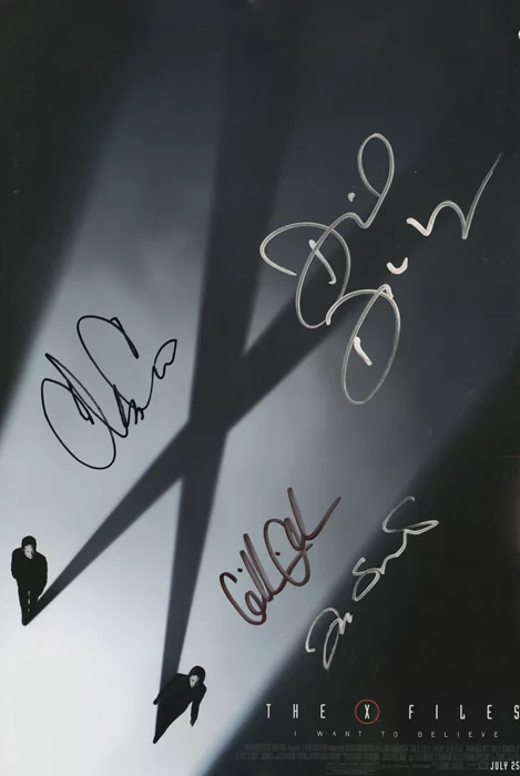 The X-Files autograph