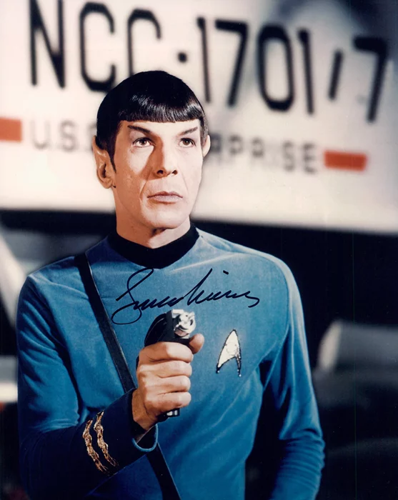 Leonard Nimoy autograph
