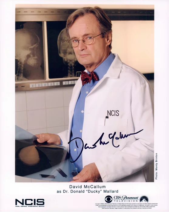 David McCallum autograph