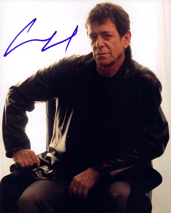 Lou Reed autograph