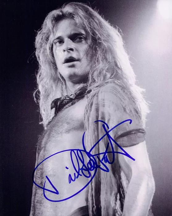 David Lee Roth autograph