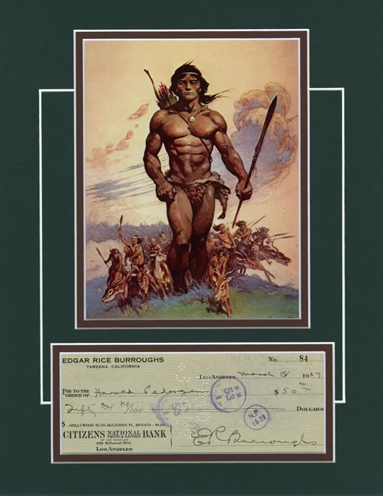 Edgar Rice Burroughs autograph
