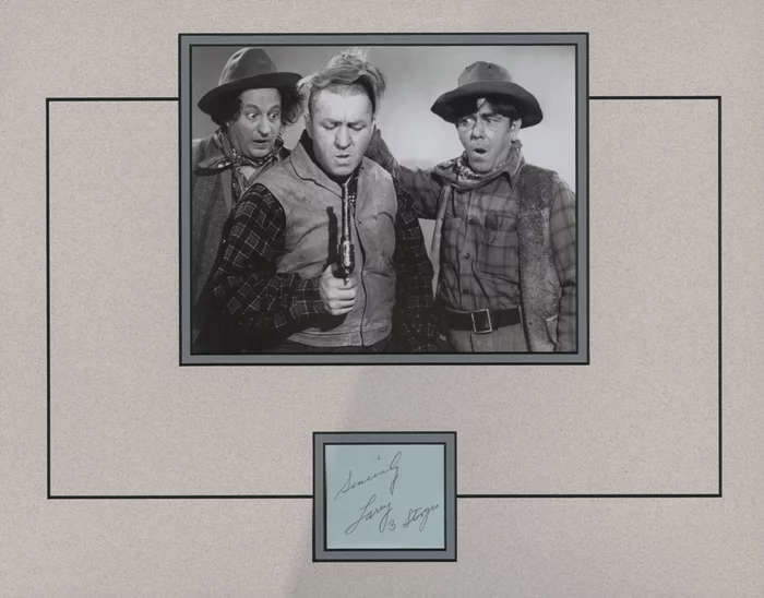 Larry Fine autograph