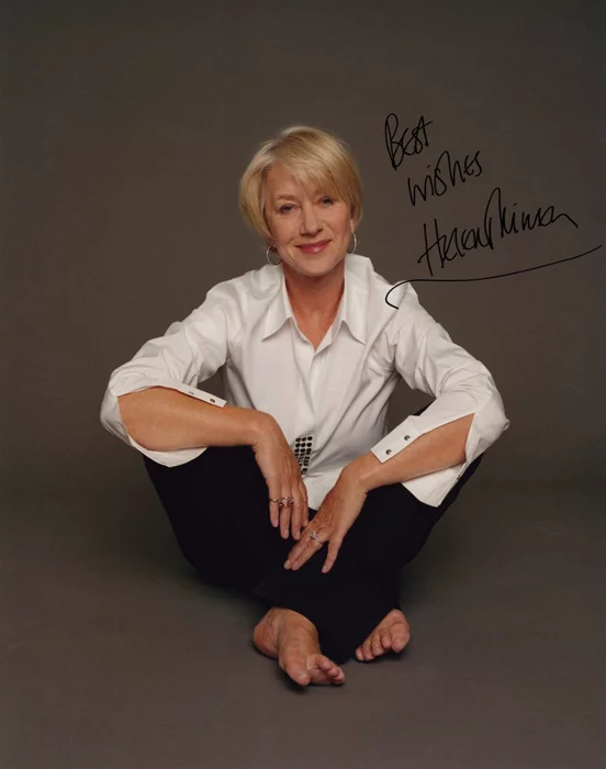 Helen Mirren autograph