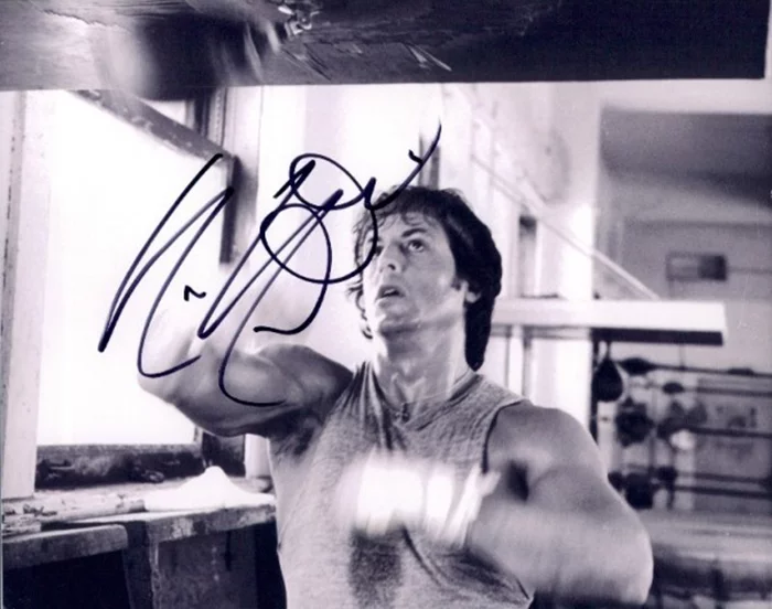 Sylvester Stallone autograph