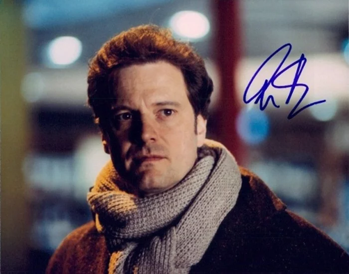 Colin Firth autograph