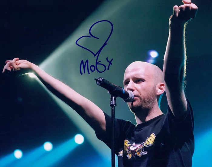 Moby autograph