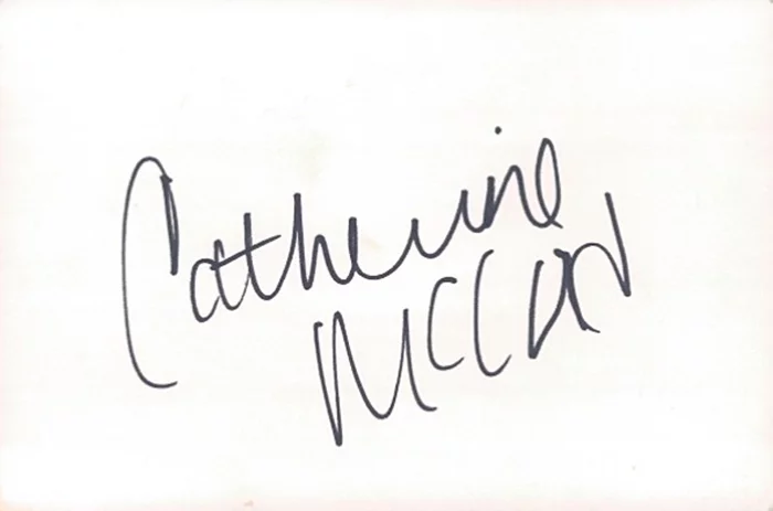 Catherine McCord autograph