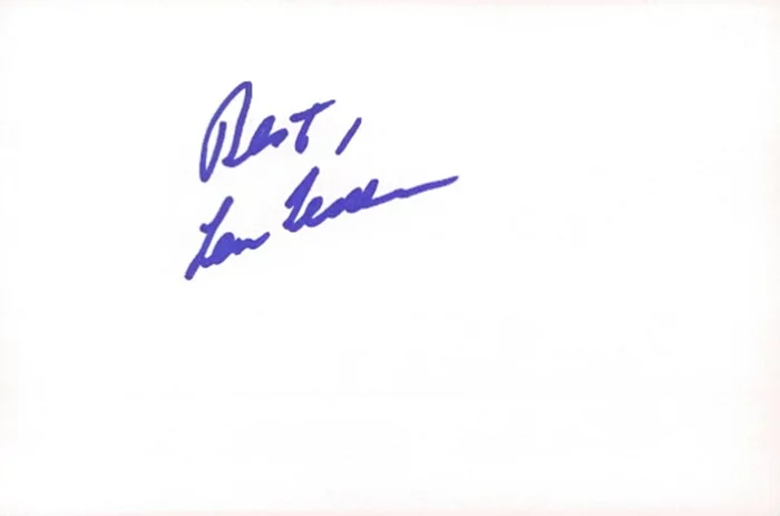Len Lesser autograph