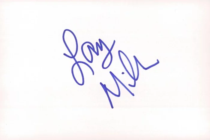 Larry Miller autograph