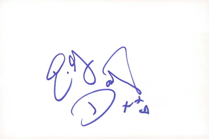 E.G. Daily autograph