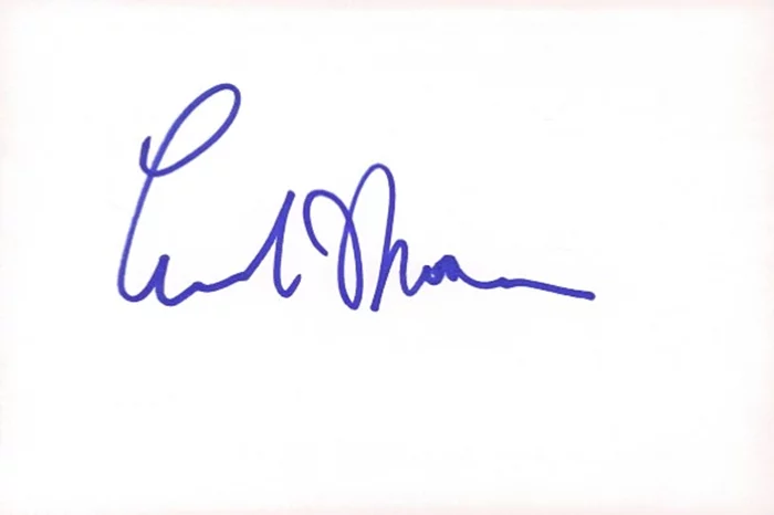 Leslie Moonves autograph