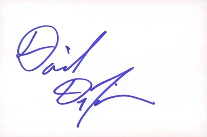 David DeLuise autograph