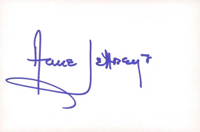 Anne Jeffreys autograph