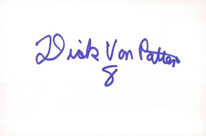 Dick Van Patten autograph