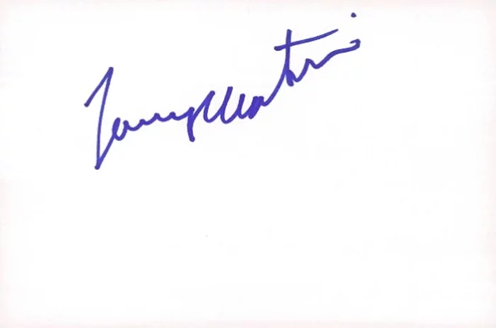 Tony Martin autograph