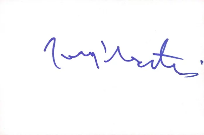 Tony Martin autograph