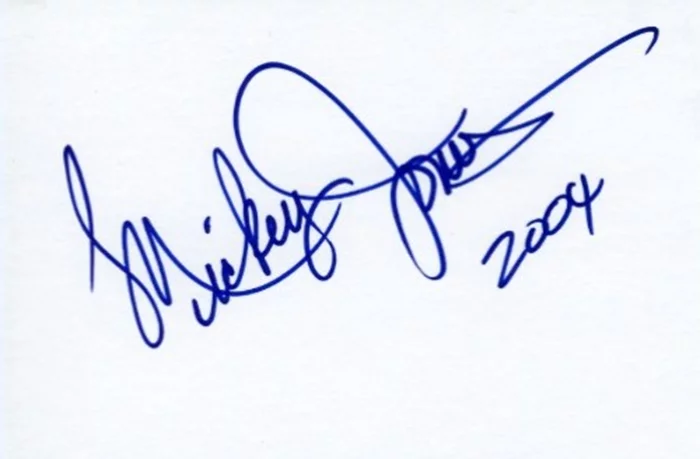 Mickey Jones autograph