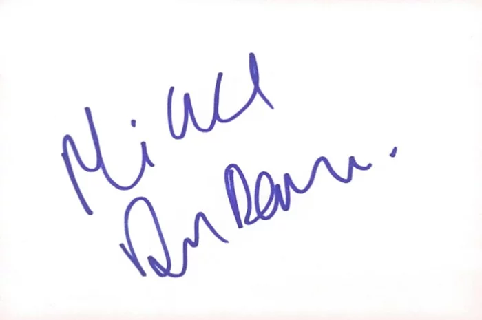 Michael Des Barres autograph