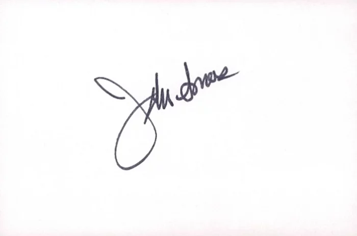 John Amos autograph