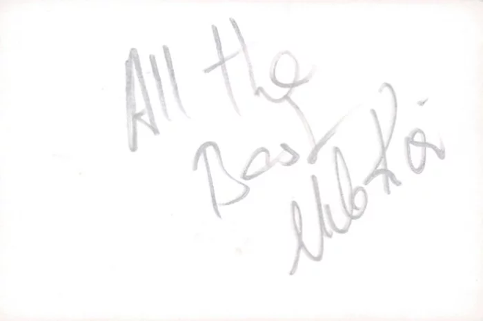 Udo Kier autograph