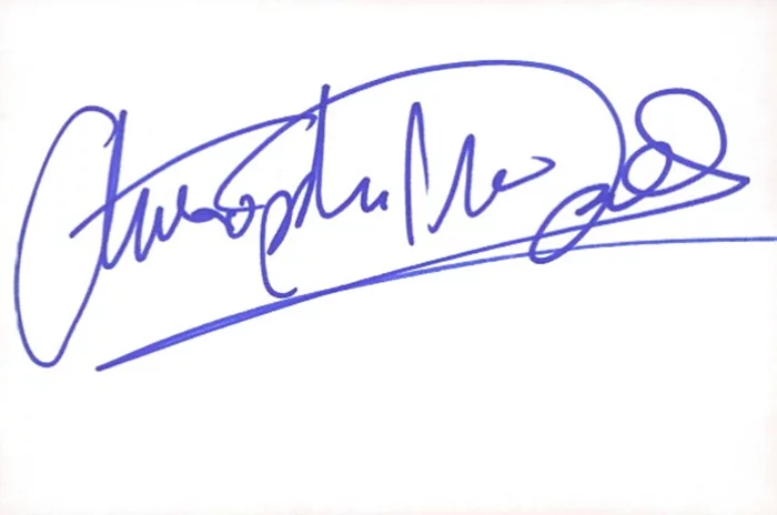 Christopher McDonald autograph