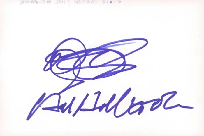 Dixie Carter & Hal Holbrook autograph