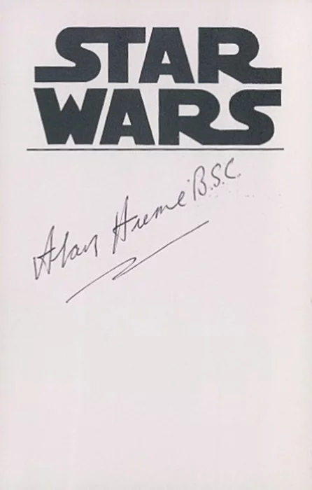 Alan Hume autograph