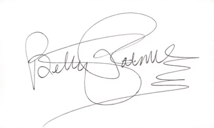 Betsy Palmer autograph
