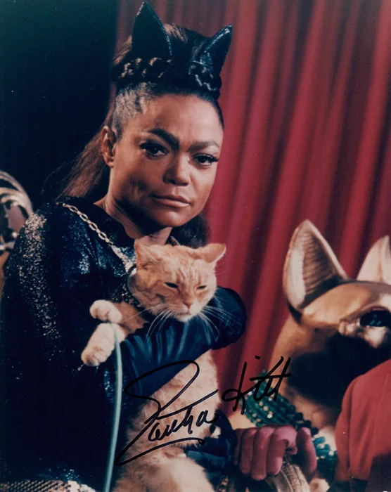 Eartha Kitt autograph