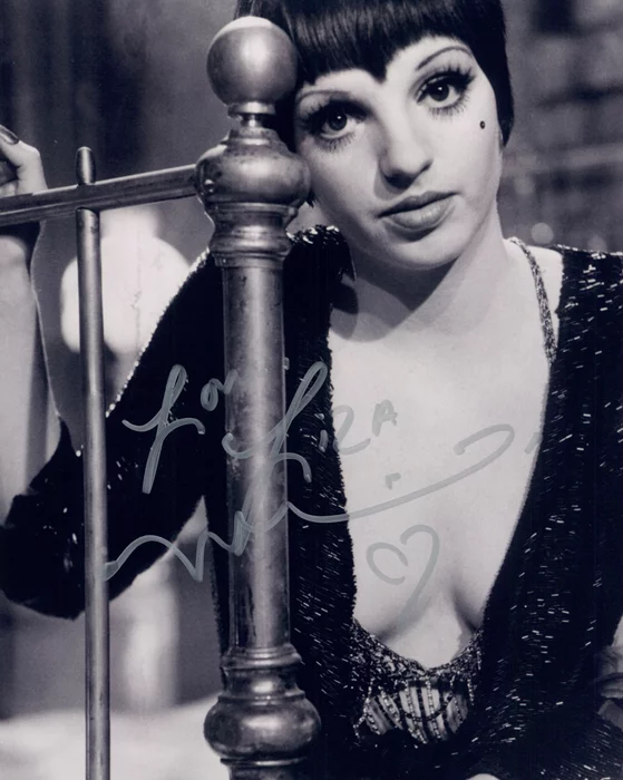 Liza Minnelli autograph