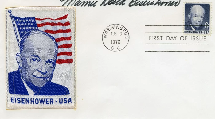 Mamie Daud Eisenhower autograph