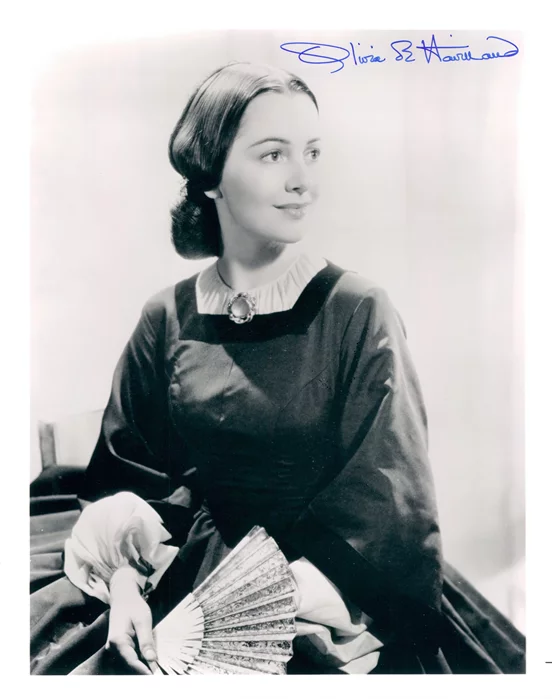 Olivia DeHavilland autograph