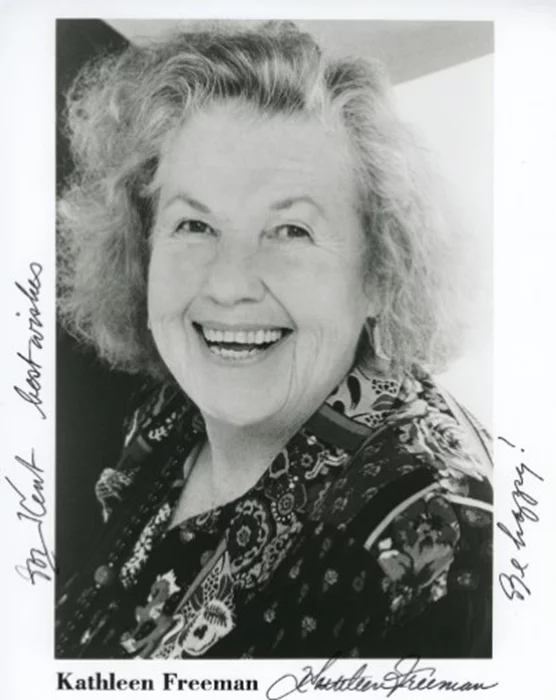 Kathleen Freeman autograph