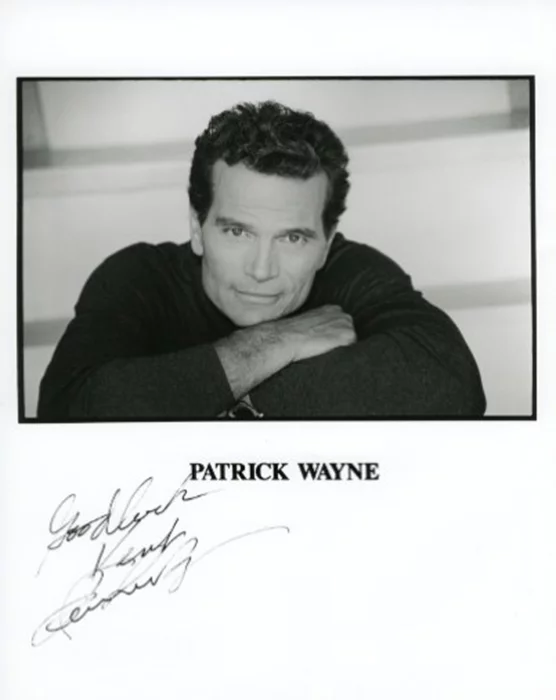 Patrick Wayne autograph