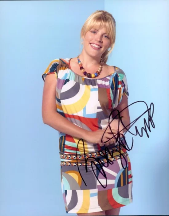 Busy Philipps autograph