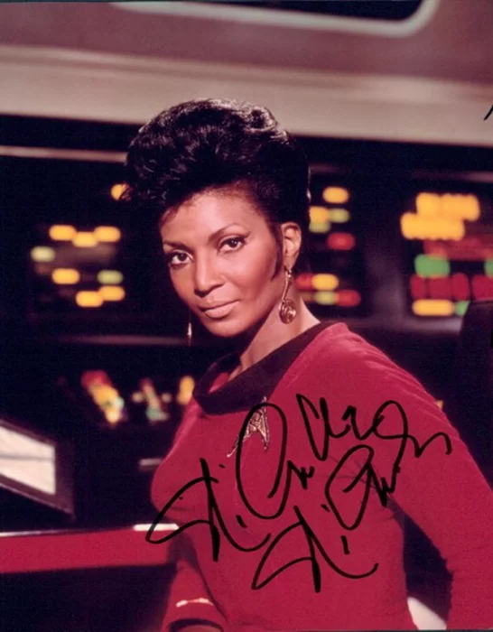 Nichelle Nichols autograph