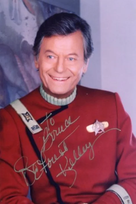 Deforest Kelley autograph