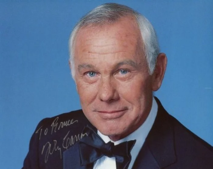 Johnny Carson autograph